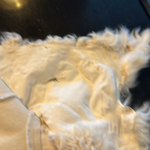 Donna Sui Milano Italy Raw Details Asymmetrical Authentic Fur Collar Jacket S/8 - Picture 10 of 15